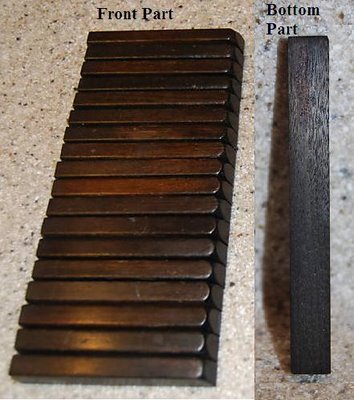 Ebony sharp key